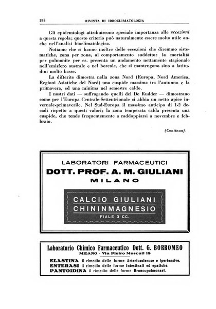 Rivista di idroclimatologia, talassologia e terapia fisica organo ufficiale dell'Associazione medica italiana di idroclimatologia talassologia e terapia fisica