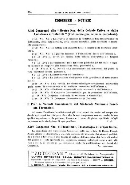 Rivista di idroclimatologia, talassologia e terapia fisica organo ufficiale dell'Associazione medica italiana di idroclimatologia talassologia e terapia fisica