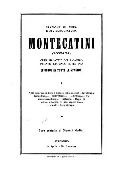 Rivista di idroclimatologia, talassologia e terapia fisica organo ufficiale dell'Associazione medica italiana di idroclimatologia talassologia e terapia fisica