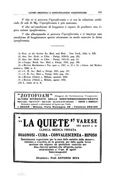 Rivista di idroclimatologia, talassologia e terapia fisica organo ufficiale dell'Associazione medica italiana di idroclimatologia talassologia e terapia fisica