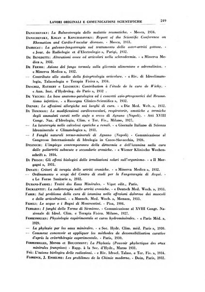 Rivista di idroclimatologia, talassologia e terapia fisica organo ufficiale dell'Associazione medica italiana di idroclimatologia talassologia e terapia fisica