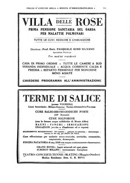 Rivista di idroclimatologia, talassologia e terapia fisica organo ufficiale dell'Associazione medica italiana di idroclimatologia talassologia e terapia fisica