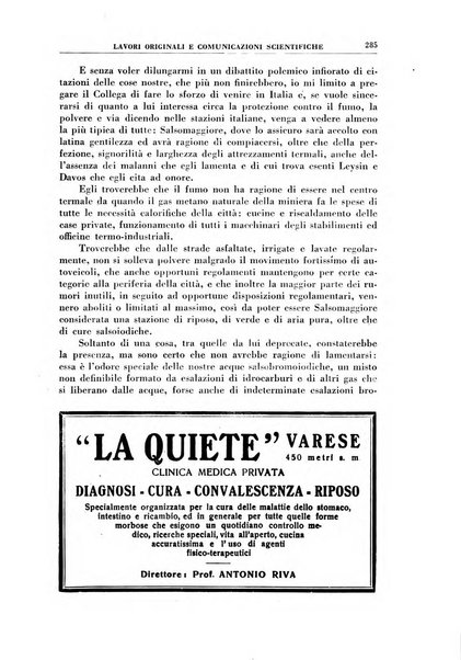 Rivista di idroclimatologia, talassologia e terapia fisica organo ufficiale dell'Associazione medica italiana di idroclimatologia talassologia e terapia fisica