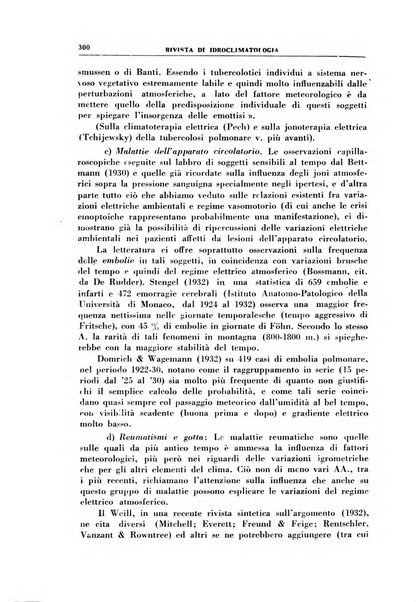 Rivista di idroclimatologia, talassologia e terapia fisica organo ufficiale dell'Associazione medica italiana di idroclimatologia talassologia e terapia fisica