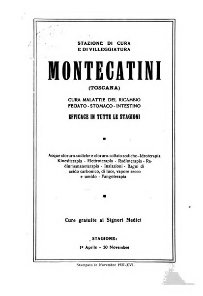 Rivista di idroclimatologia, talassologia e terapia fisica organo ufficiale dell'Associazione medica italiana di idroclimatologia talassologia e terapia fisica