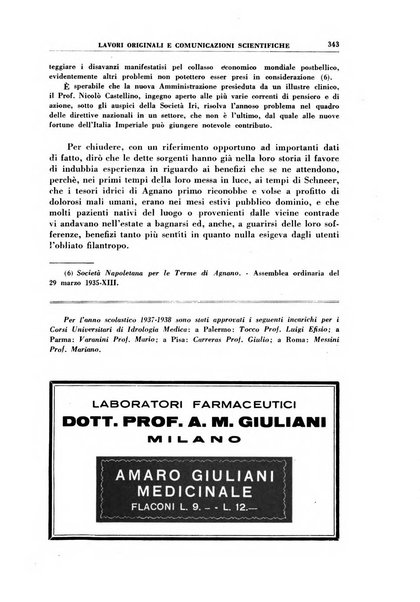 Rivista di idroclimatologia, talassologia e terapia fisica organo ufficiale dell'Associazione medica italiana di idroclimatologia talassologia e terapia fisica