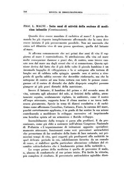 Rivista di idroclimatologia, talassologia e terapia fisica organo ufficiale dell'Associazione medica italiana di idroclimatologia talassologia e terapia fisica