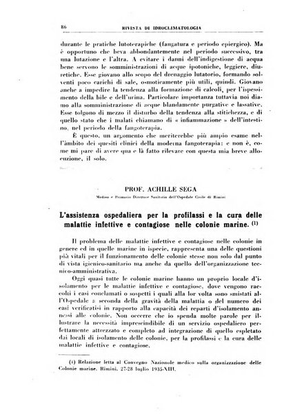 Rivista di idroclimatologia, talassologia e terapia fisica organo ufficiale dell'Associazione medica italiana di idroclimatologia talassologia e terapia fisica