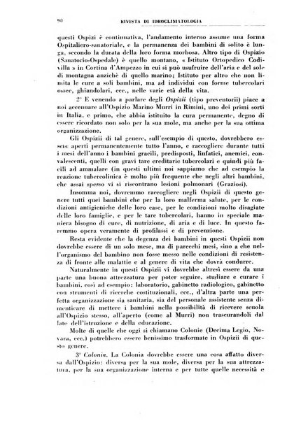 Rivista di idroclimatologia, talassologia e terapia fisica organo ufficiale dell'Associazione medica italiana di idroclimatologia talassologia e terapia fisica