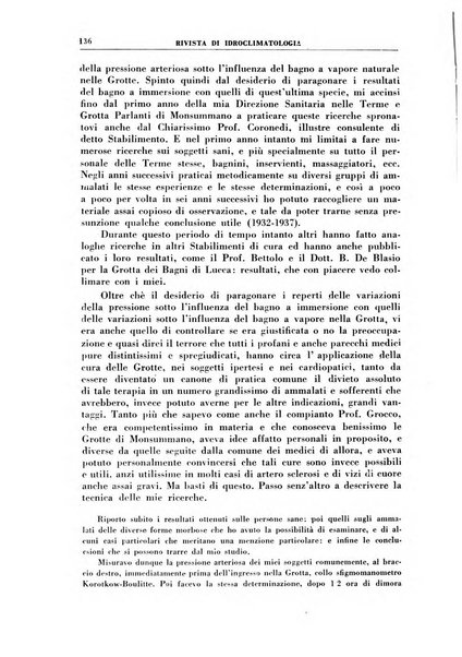 Rivista di idroclimatologia, talassologia e terapia fisica organo ufficiale dell'Associazione medica italiana di idroclimatologia talassologia e terapia fisica