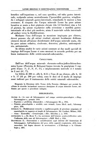 Rivista di idroclimatologia, talassologia e terapia fisica organo ufficiale dell'Associazione medica italiana di idroclimatologia talassologia e terapia fisica