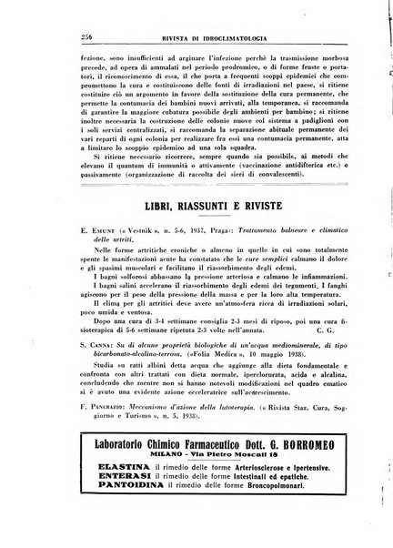 Rivista di idroclimatologia, talassologia e terapia fisica organo ufficiale dell'Associazione medica italiana di idroclimatologia talassologia e terapia fisica