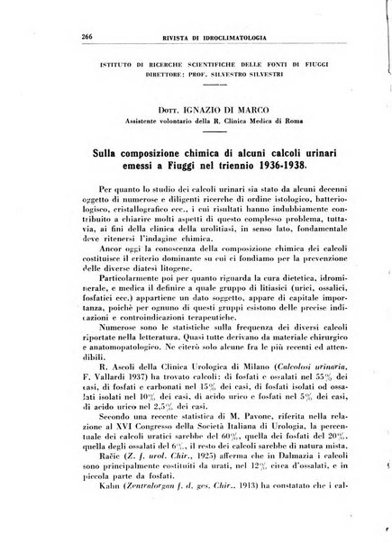 Rivista di idroclimatologia, talassologia e terapia fisica organo ufficiale dell'Associazione medica italiana di idroclimatologia talassologia e terapia fisica