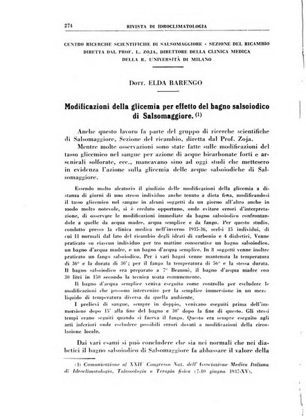 Rivista di idroclimatologia, talassologia e terapia fisica organo ufficiale dell'Associazione medica italiana di idroclimatologia talassologia e terapia fisica