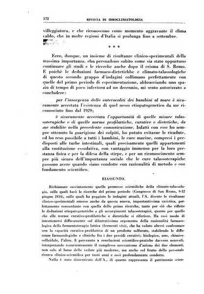 Rivista di idroclimatologia, talassologia e terapia fisica organo ufficiale dell'Associazione medica italiana di idroclimatologia talassologia e terapia fisica