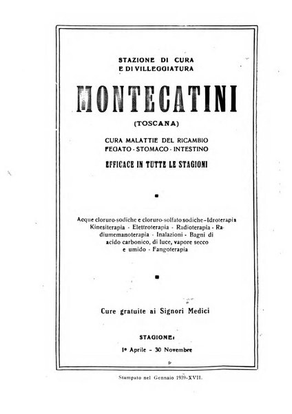 Rivista di idroclimatologia, talassologia e terapia fisica organo ufficiale dell'Associazione medica italiana di idroclimatologia talassologia e terapia fisica