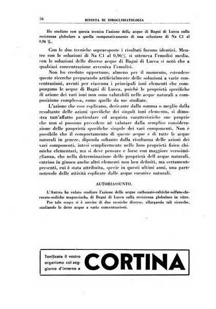 Rivista di idroclimatologia, talassologia e terapia fisica organo ufficiale dell'Associazione medica italiana di idroclimatologia talassologia e terapia fisica