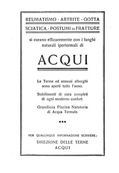 Rivista di idroclimatologia, talassologia e terapia fisica organo ufficiale dell'Associazione medica italiana di idroclimatologia talassologia e terapia fisica