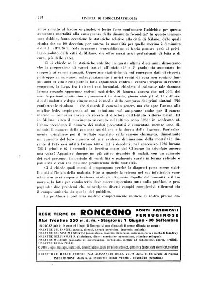 Rivista di idroclimatologia, talassologia e terapia fisica organo ufficiale dell'Associazione medica italiana di idroclimatologia talassologia e terapia fisica