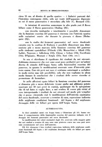 Rivista di idroclimatologia, talassologia e terapia fisica organo ufficiale dell'Associazione medica italiana di idroclimatologia talassologia e terapia fisica