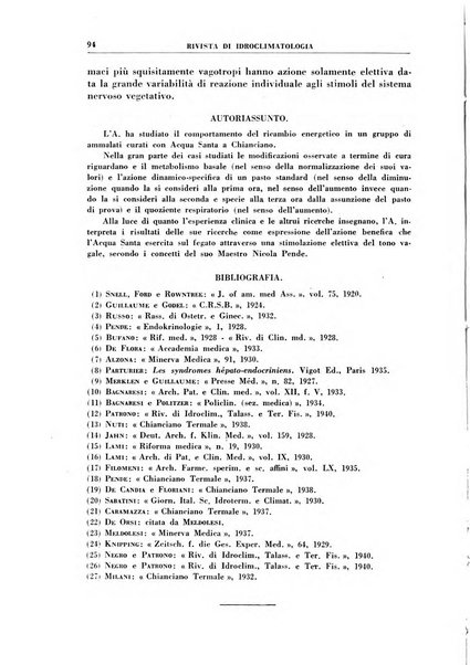 Rivista di idroclimatologia, talassologia e terapia fisica organo ufficiale dell'Associazione medica italiana di idroclimatologia talassologia e terapia fisica