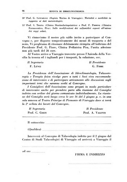 Rivista di idroclimatologia, talassologia e terapia fisica organo ufficiale dell'Associazione medica italiana di idroclimatologia talassologia e terapia fisica