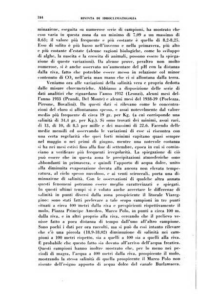 Rivista di idroclimatologia, talassologia e terapia fisica organo ufficiale dell'Associazione medica italiana di idroclimatologia talassologia e terapia fisica