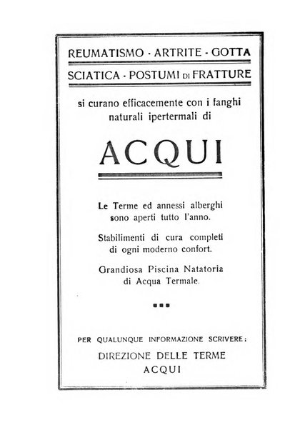 Rivista di idroclimatologia, talassologia e terapia fisica organo ufficiale dell'Associazione medica italiana di idroclimatologia talassologia e terapia fisica