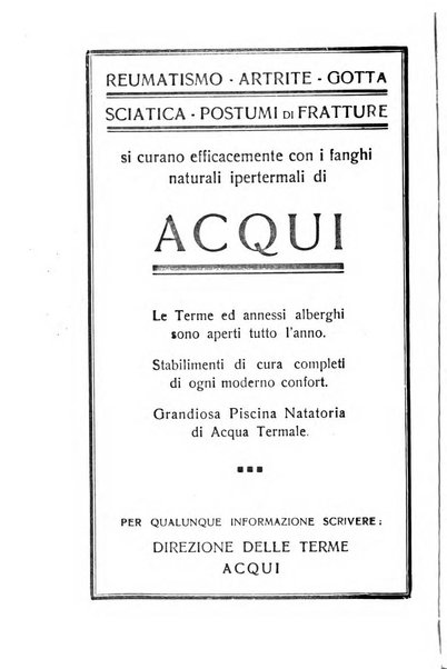 Rivista di idroclimatologia, talassologia e terapia fisica organo ufficiale dell'Associazione medica italiana di idroclimatologia talassologia e terapia fisica