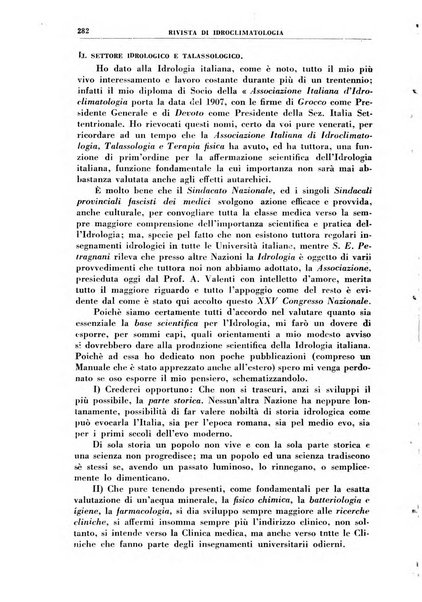 Rivista di idroclimatologia, talassologia e terapia fisica organo ufficiale dell'Associazione medica italiana di idroclimatologia talassologia e terapia fisica