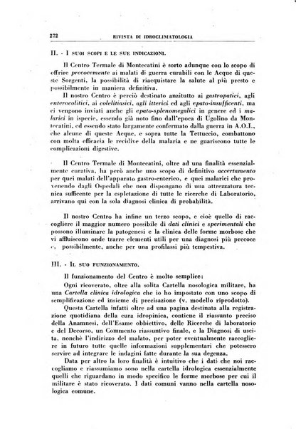 Rivista di idroclimatologia, talassologia e terapia fisica organo ufficiale dell'Associazione medica italiana di idroclimatologia talassologia e terapia fisica