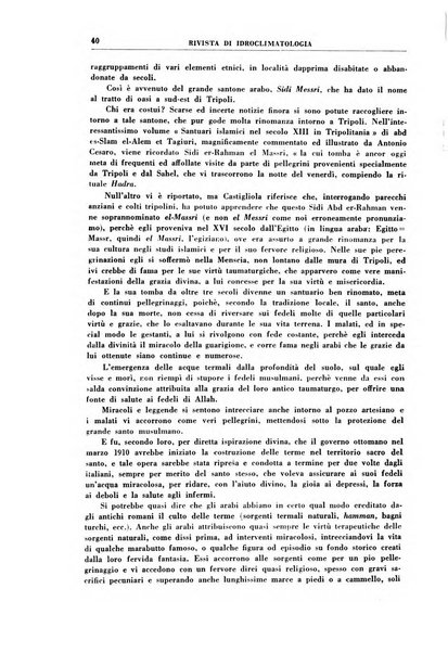 Rivista di idroclimatologia, talassologia e terapia fisica organo ufficiale dell'Associazione medica italiana di idroclimatologia talassologia e terapia fisica