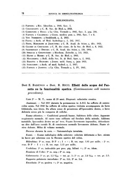 Rivista di idroclimatologia, talassologia e terapia fisica organo ufficiale dell'Associazione medica italiana di idroclimatologia talassologia e terapia fisica