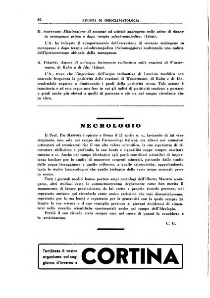 Rivista di idroclimatologia, talassologia e terapia fisica organo ufficiale dell'Associazione medica italiana di idroclimatologia talassologia e terapia fisica