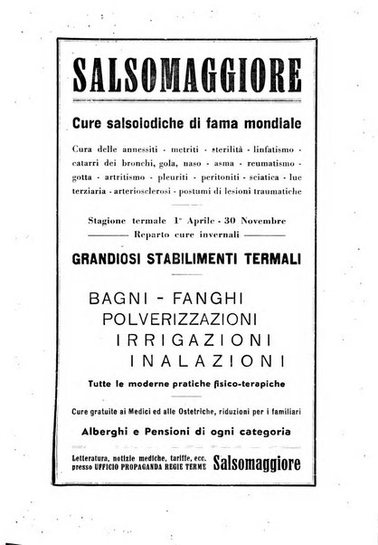 Rivista di idroclimatologia, talassologia e terapia fisica organo ufficiale dell'Associazione medica italiana di idroclimatologia talassologia e terapia fisica