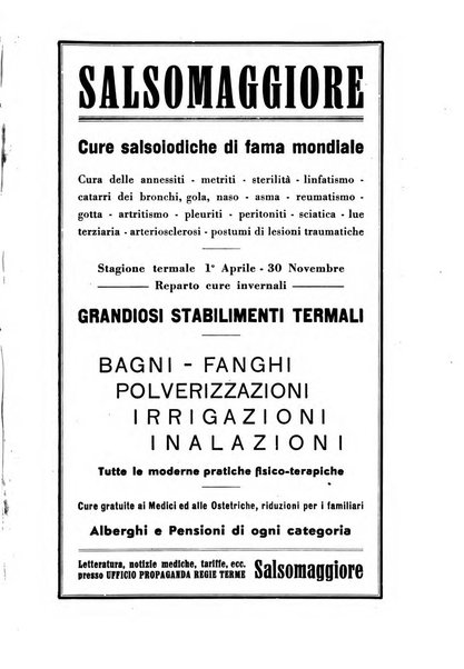 Rivista di idroclimatologia, talassologia e terapia fisica organo ufficiale dell'Associazione medica italiana di idroclimatologia talassologia e terapia fisica