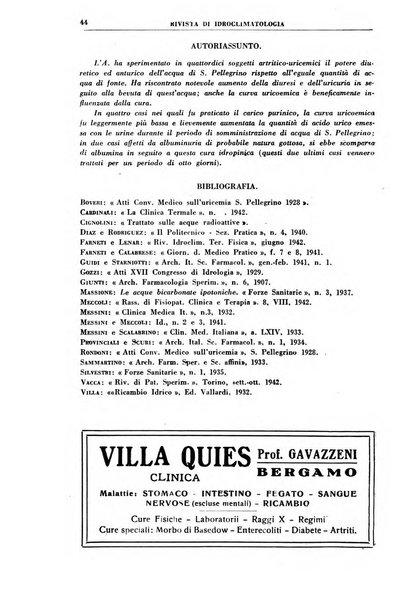 Rivista di idroclimatologia, talassologia e terapia fisica organo ufficiale dell'Associazione medica italiana di idroclimatologia talassologia e terapia fisica