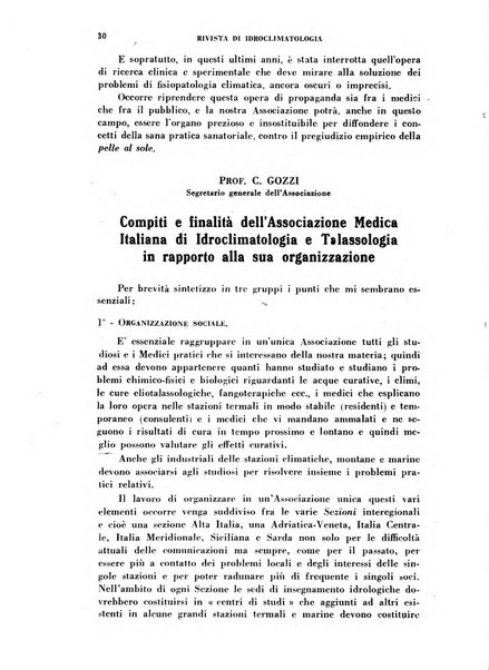 Rivista di idroclimatologia, talassologia e terapia fisica organo ufficiale dell'Associazione medica italiana di idroclimatologia talassologia e terapia fisica