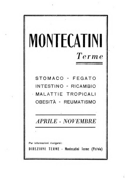 Rivista di idroclimatologia, talassologia e terapia fisica organo ufficiale dell'Associazione medica italiana di idroclimatologia talassologia e terapia fisica