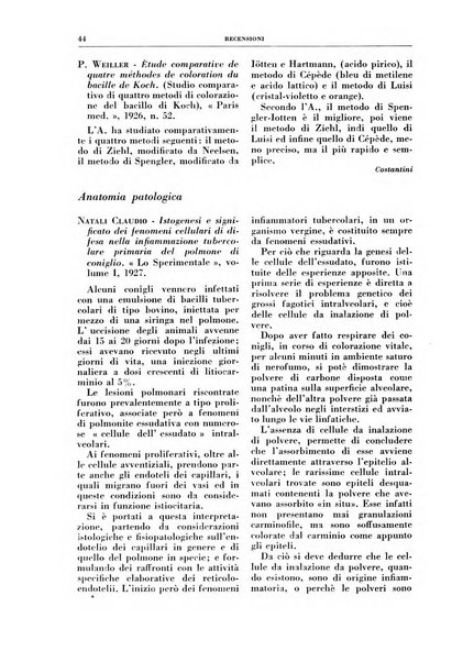 Rivista di patologia e clinica della tubercolosi organo ufficiale della Società italiana fascista di studi scientifici sulla tubercolosi