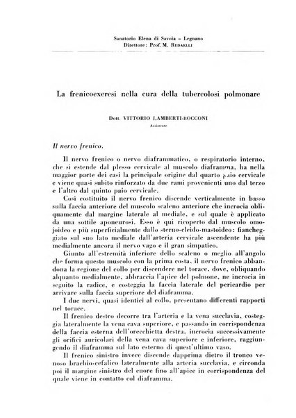 Rivista di patologia e clinica della tubercolosi organo ufficiale della Società italiana fascista di studi scientifici sulla tubercolosi