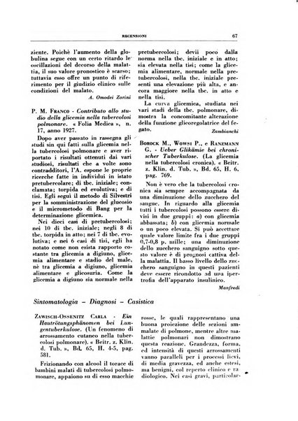 Rivista di patologia e clinica della tubercolosi organo ufficiale della Società italiana fascista di studi scientifici sulla tubercolosi