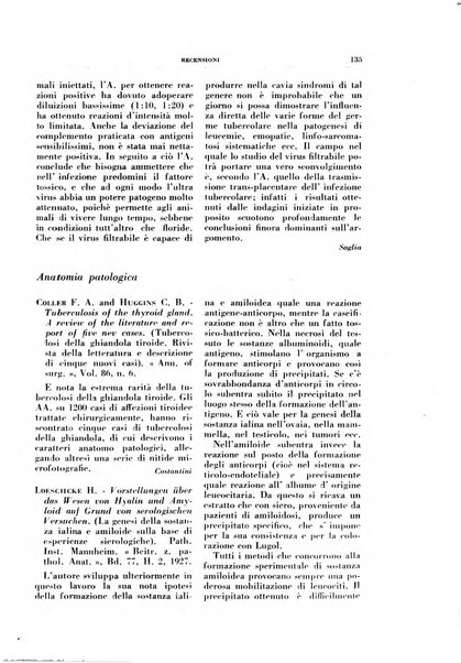 Rivista di patologia e clinica della tubercolosi organo ufficiale della Società italiana fascista di studi scientifici sulla tubercolosi