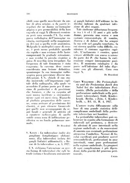 Rivista di patologia e clinica della tubercolosi organo ufficiale della Società italiana fascista di studi scientifici sulla tubercolosi