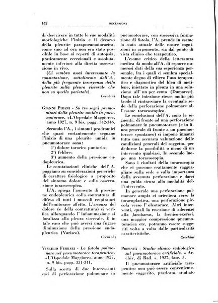 Rivista di patologia e clinica della tubercolosi organo ufficiale della Società italiana fascista di studi scientifici sulla tubercolosi