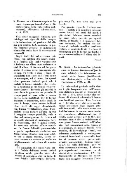 Rivista di patologia e clinica della tubercolosi organo ufficiale della Società italiana fascista di studi scientifici sulla tubercolosi