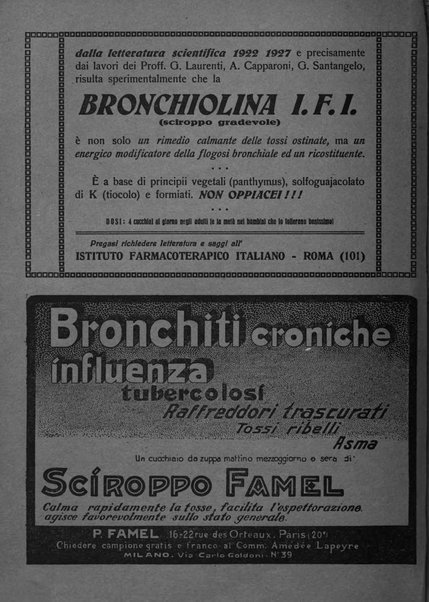 Rivista di patologia e clinica della tubercolosi organo ufficiale della Società italiana fascista di studi scientifici sulla tubercolosi