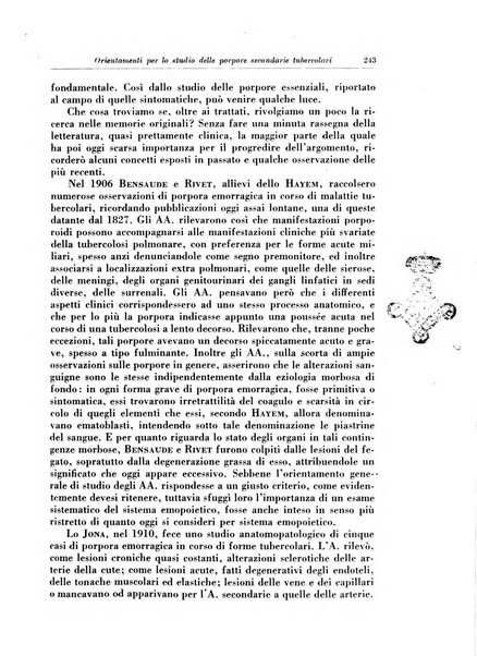 Rivista di patologia e clinica della tubercolosi organo ufficiale della Società italiana fascista di studi scientifici sulla tubercolosi