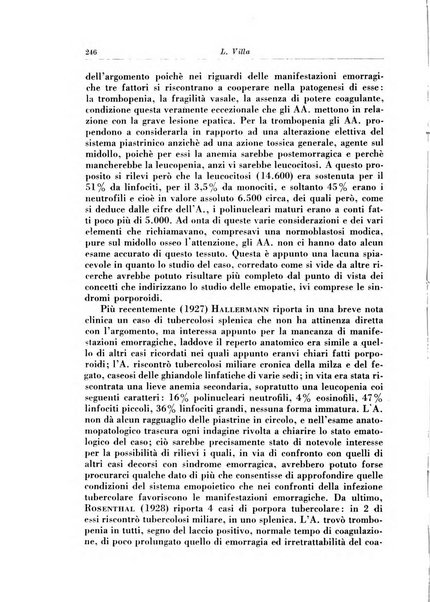 Rivista di patologia e clinica della tubercolosi organo ufficiale della Società italiana fascista di studi scientifici sulla tubercolosi