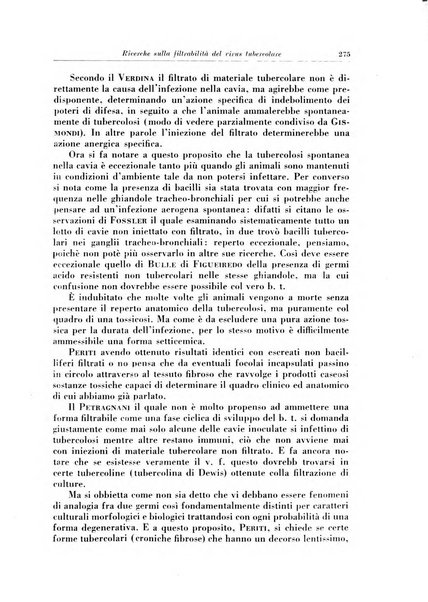 Rivista di patologia e clinica della tubercolosi organo ufficiale della Società italiana fascista di studi scientifici sulla tubercolosi